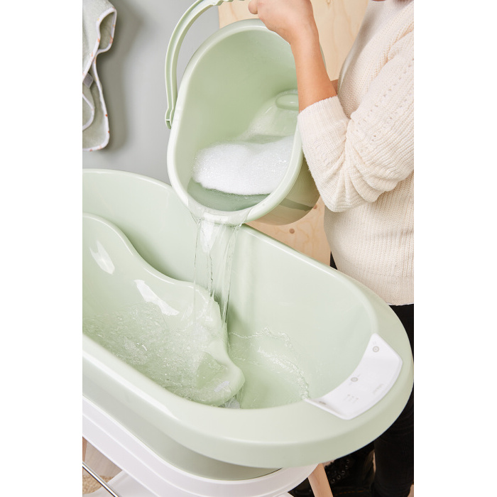 Bébé-jou Sada komfortní digitální dětské vaničky Sense a stojanu na vaničku